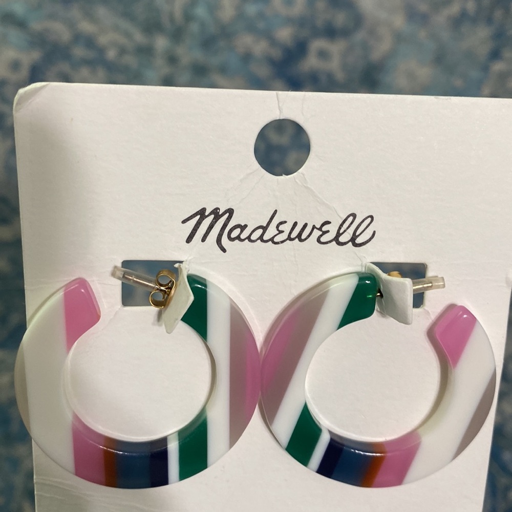 colorful madewell earrings - Picture 2 of 2